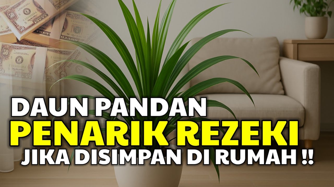 Simpan Daun Pandan di Rumah, Rezeki Ngalir Deras! Rahasia yang Jarang Diketahui Banyak Orang!