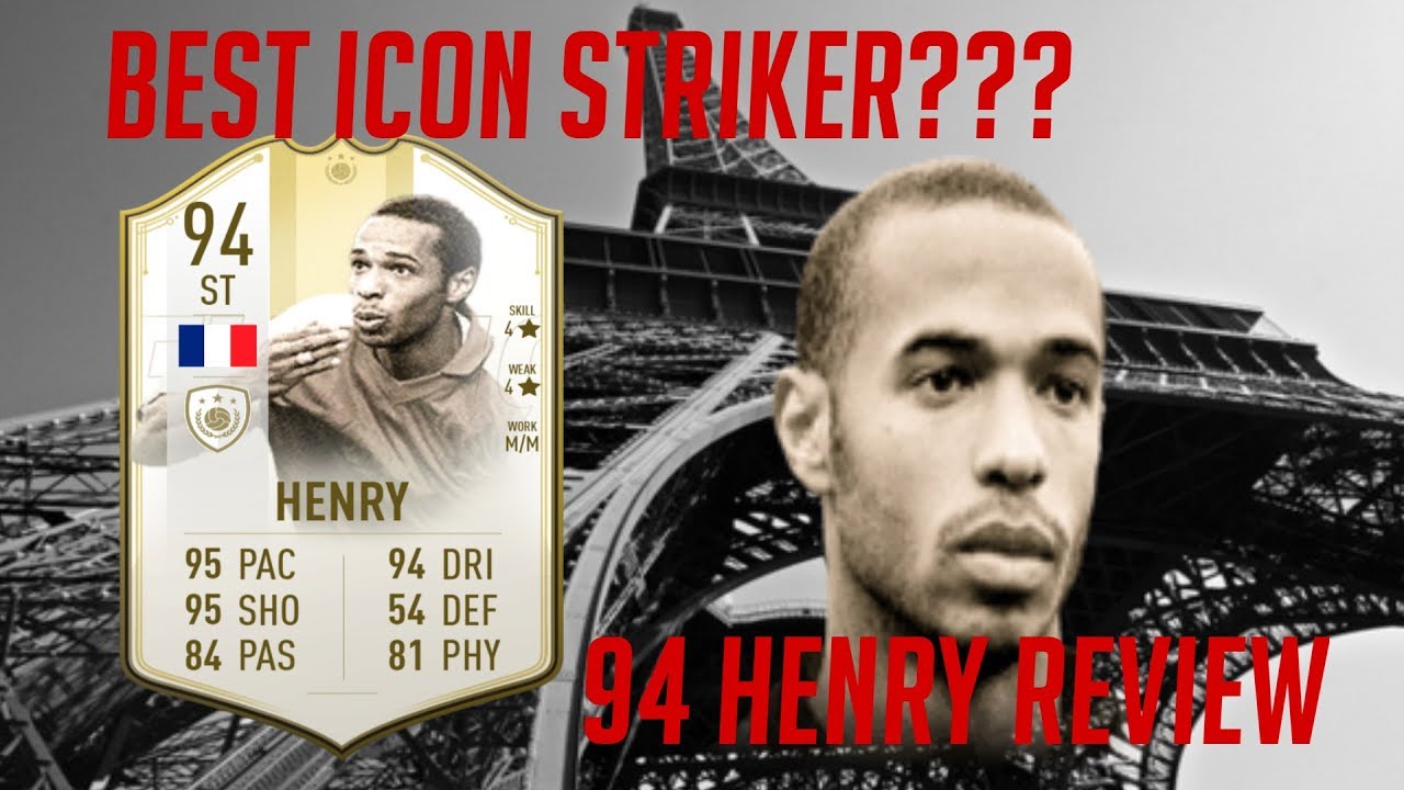 BEST ICON STRIKER?! PRIME ICON MOMENTS 94 HENRY PLAYER REVIEW!! - FIFA 19 ULTIMATE TEAM