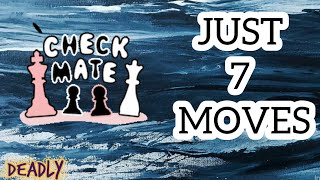 Chess Tricks: Checkmate In 7 Moves 👀😱