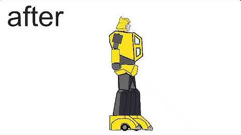 Stick nodes transformers g1 bumblebee before and after part 13