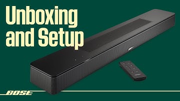 Bose Soundbar 550 – Unboxing and Setup