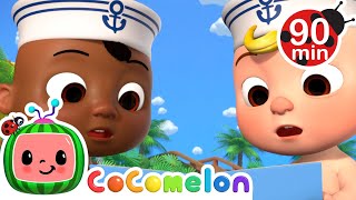 The Sailor Went to Sea | Cocomelon Nursery Rhymes 🚍🍉| Colors For Kids 🌈🏳️‍🌈