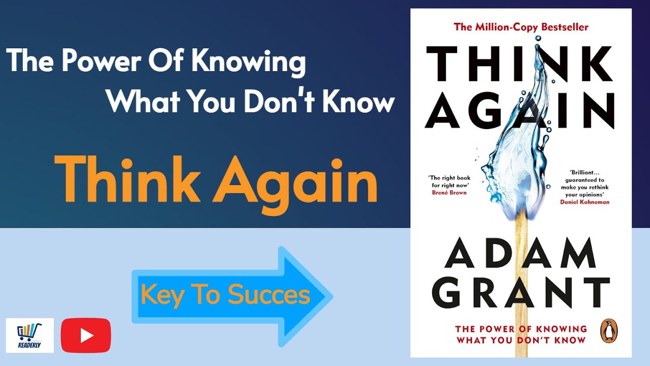 The Power of Rethinking | Think Again by Adam Grant Audiobook | Book ...
