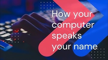 Computer ya pc on hote hi lega apka name! Every windows user should know this trick!