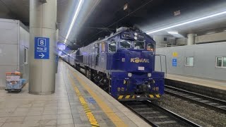 7300호대 7382호 견인 레일크루즈해랑 당역종착 서울역 발차
