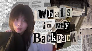 What’s in my Backpack! | 📓🖊️🔖🎒 NOTEBOOKS + STATIONARY + STUFFS