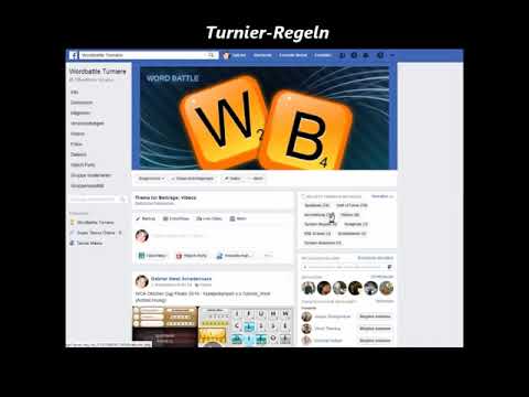 Wordbattle Royalgames - Turniergruppe auf Facebook - Demonstration (Link in Beschreibung)