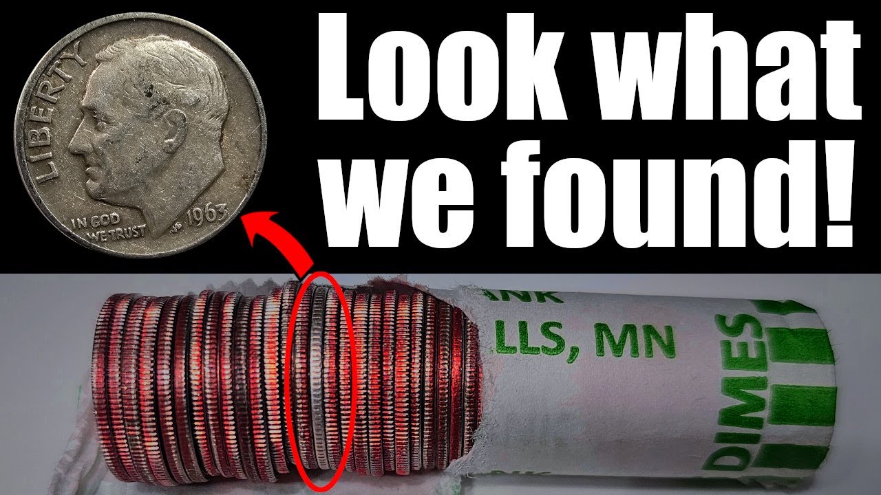 Face Value SIlver! Coin Roll Hunting Dimes!