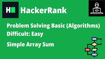 Resolviendo Simple Array Sum en HackerRank | B-Coding | #logicadeprogramacion