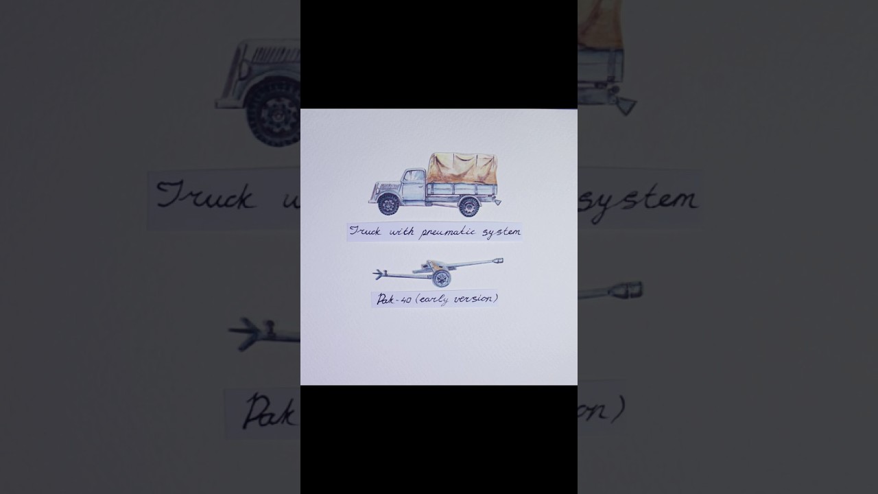 How the brake works on the PAK-40 AT gun 