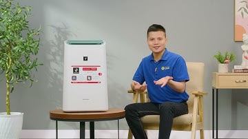 Máy hút ẩm Sharp DW-E16FA-W  Không chỉ hút ẩm mà còn hơn thế nữa