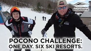 Skiing All Six Pocono Ski Resorts in One Day