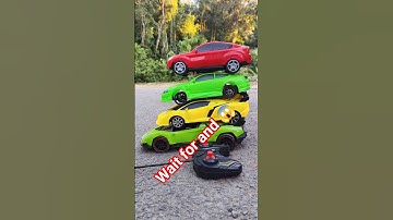 Green clour 2ta rc mini remoat control car unboxing video😱 🚀#trending #shortsfeed #viral