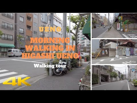 ⁴ᴷ Ueno: Morning walking in Higashi Ueno #TYO-037