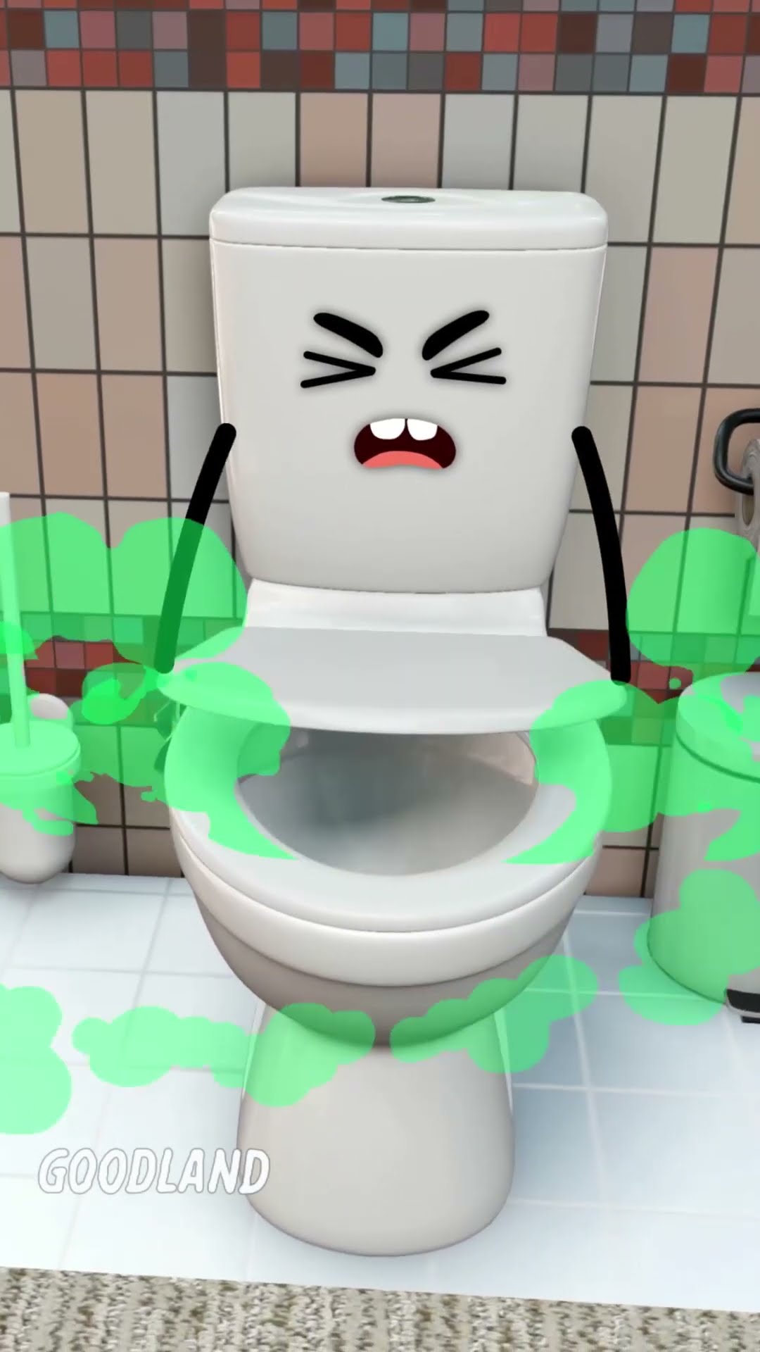 Goodland | The toilet stinks ? #doodles #animation #cartoon #GOODLAND