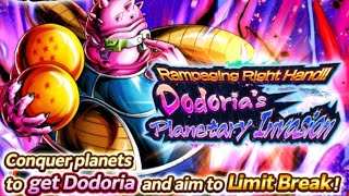 RAMPAGING RIGHT HAND DODORIA'S PLANETARY INVASION PLANET VEGETA BATTLE | Dragon Ball Legends screenshot 4