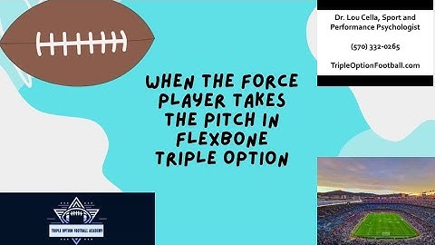 When the Force Player Takes the Pitch—Do THIS | Flexbone | Triple Option