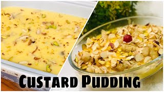 Custard Pudding In 2 Ways | Easy Custard Pudding In 5 Minutes | Bakrid Special Dessert 2020