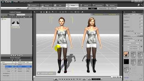 iClone4 Tutorial - iClone Characters