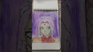 sakura drawing #naruto #sasuke #shortsfeed #sakura #narutoshippuden #shortsviral #shorts
