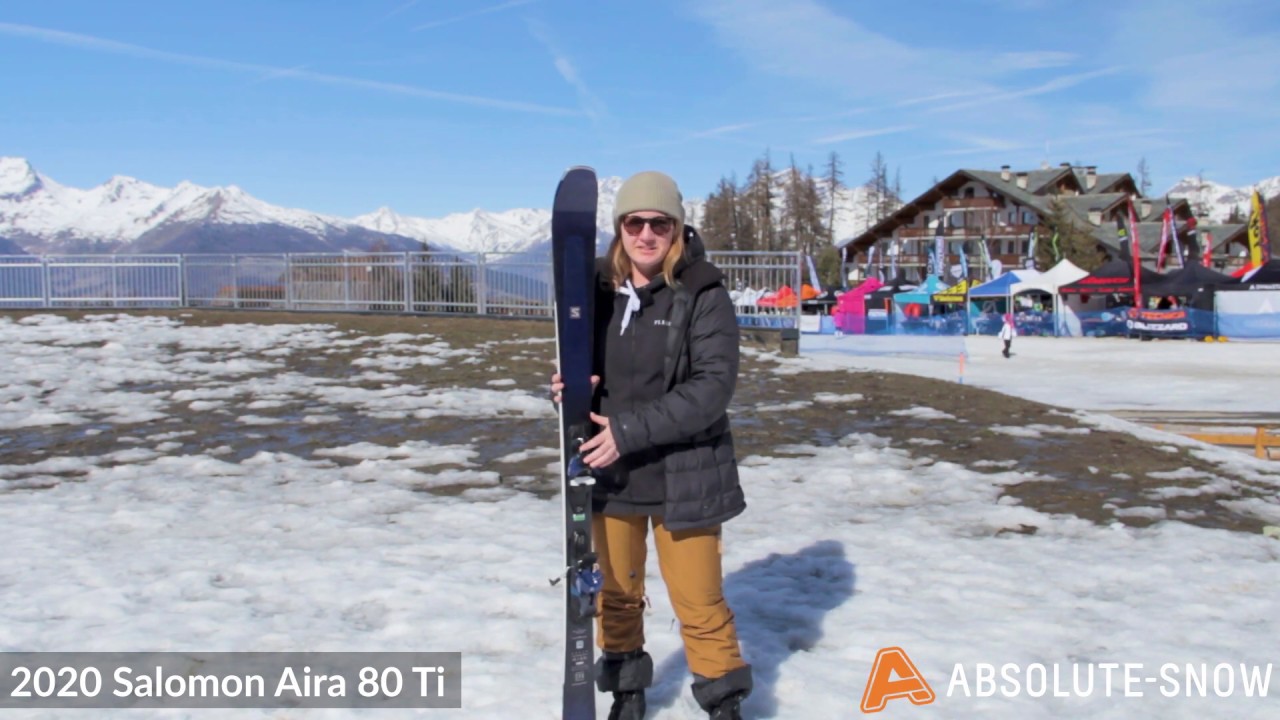 2019 / 2020 | Salomon Aira 80 ti Women's Skis | Video Review - YouTube