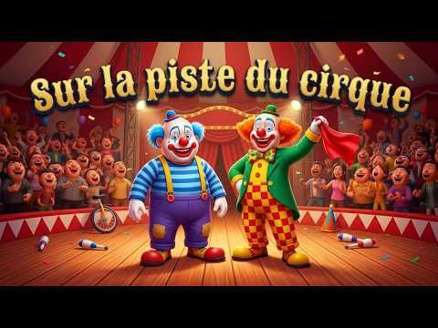Sur la piste du cirque 🎪 | قصة المهرجين المضحكة لتعلم الفرنسية للأطفال