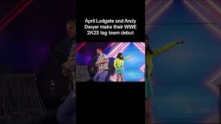 April Ludgate and Andy Dwyer make their WWE 2K25 tag team debut #playstation5 #wwe2k25 #ps5