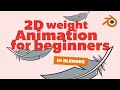 2D Weight Animation for Beginners | Blender Grease Pencil Tutorial