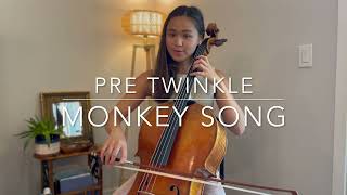 Monkey Song Cello Play Along Suzuki Pre Le Songs