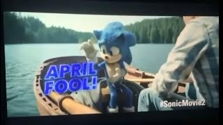 Sonic Movie 2 April Fools Intro lost Media