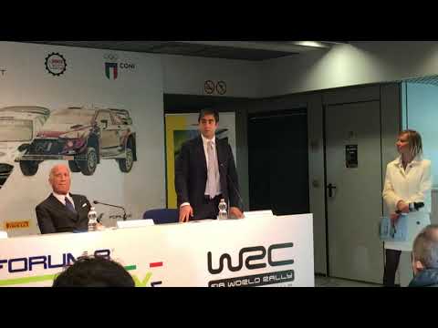 Geronimo La Russa alla presentazione dell’ACI Rally Monza 2021
