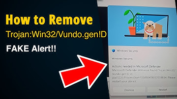 Trojan:Win32/Vundo.gen!D, Fake Windows Defender Alert with Dog Photo?