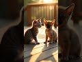 Two Puppies Meet Adorable Cats!