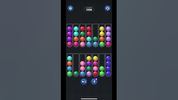 Ball sort level 1336 #gameplay #gaming #ballsortpuzzle