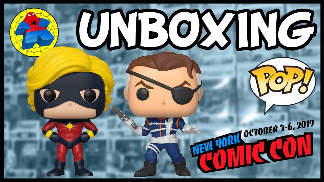 Funko Pop MARVEL - New York ComicCon 2019 (Nick Fury, Iron Man, Capitan Marvel...)