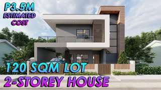 P3.5M MODERN 2-STOREY HOUSE WITH TERRACE (120 SQM) | ALG DESIGNS #42