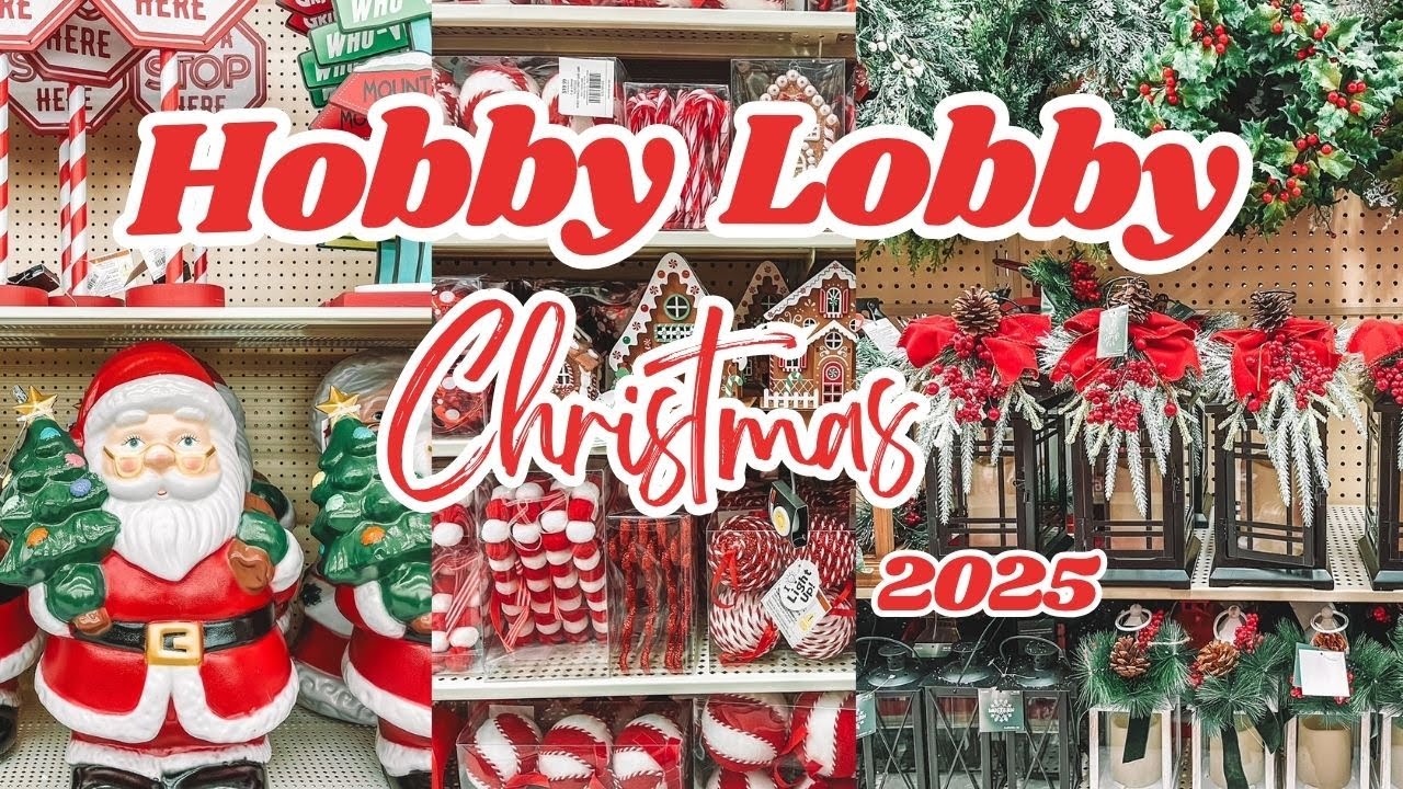 Рождество 2025 в Hobby Lobby. Покупайте со мной 🎄✨ ПОЛНЫЙ ТУР ПО МАГАЗИНУ!