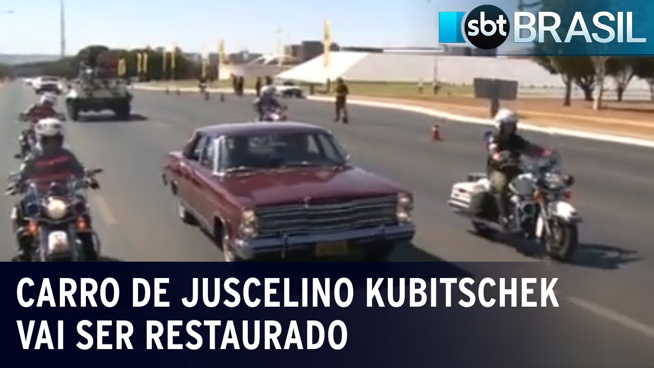 Carro de Juscelino Kubitschek vai ser restaurado | SBT Brasil (14/08/23)