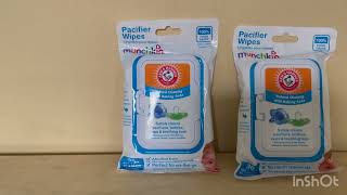 Munchkin baby Pacifier wipes #munchkin #pacifer #wipes
