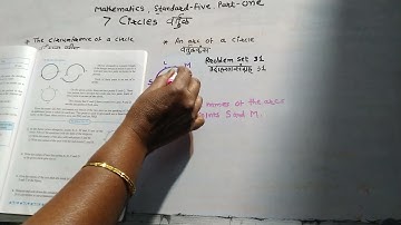 Mathematics.standard -five.part -one.7 Circles. problem set 31. वर्तुळ. इयत्ता पाचवी.