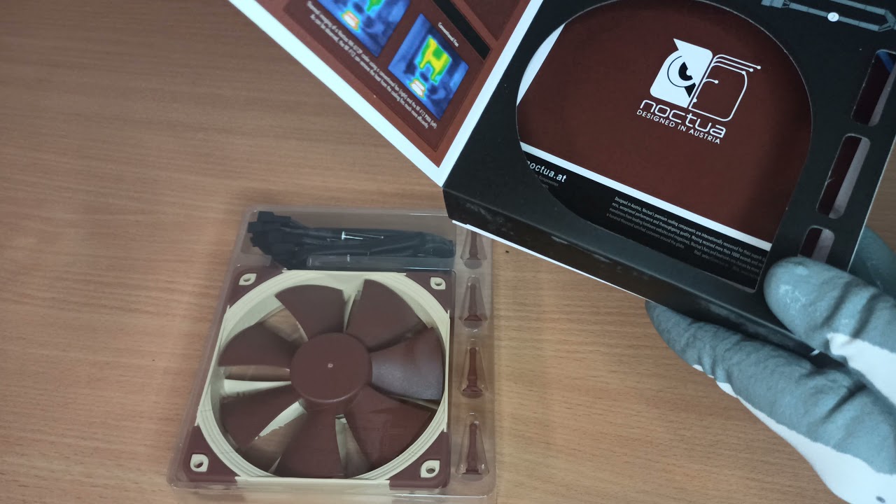 Распаковка кулера Noctua NF-F12 PWM из Rozetka
