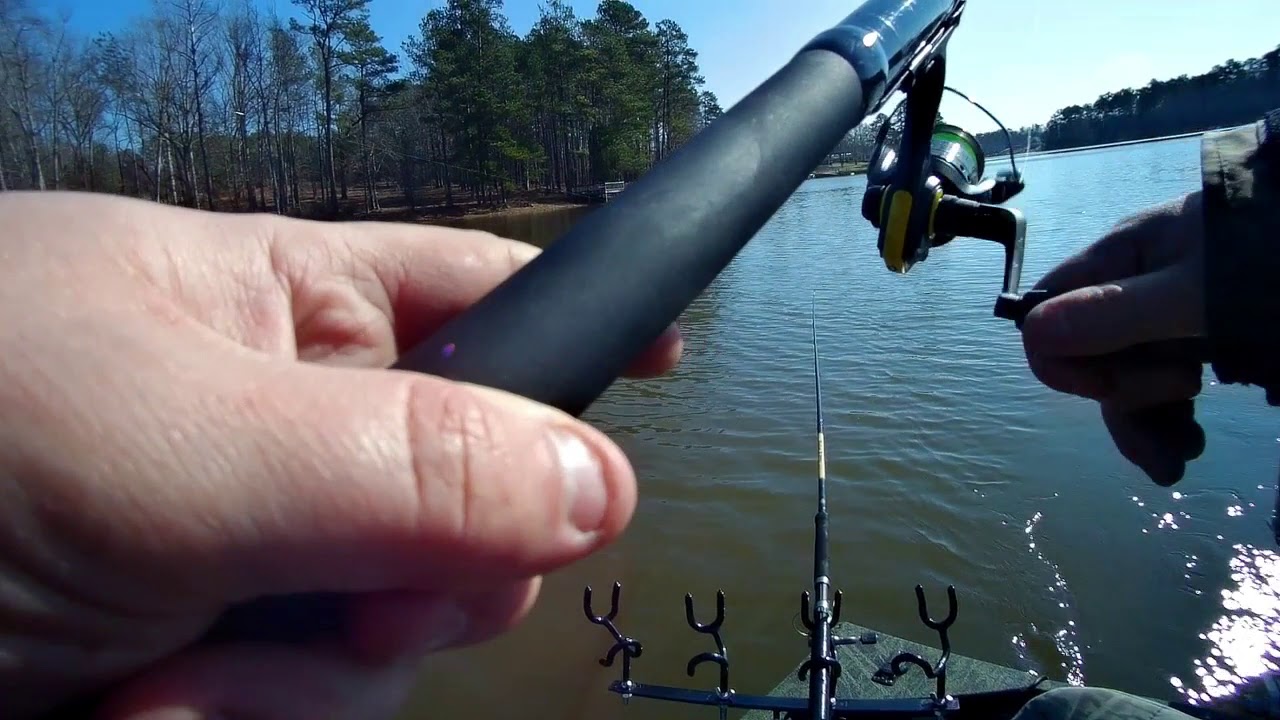 catching stripers while crappie fishing YouTube
