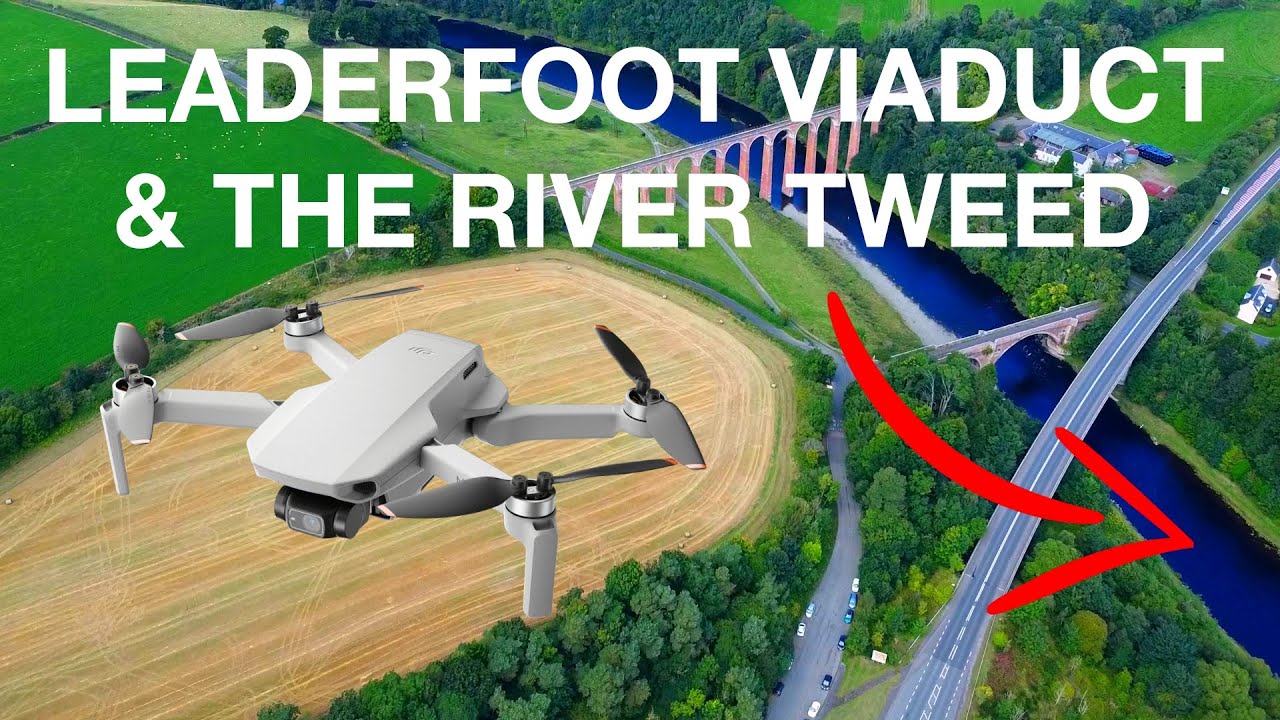 Leaderfoot Viaduct By Drone September 2024