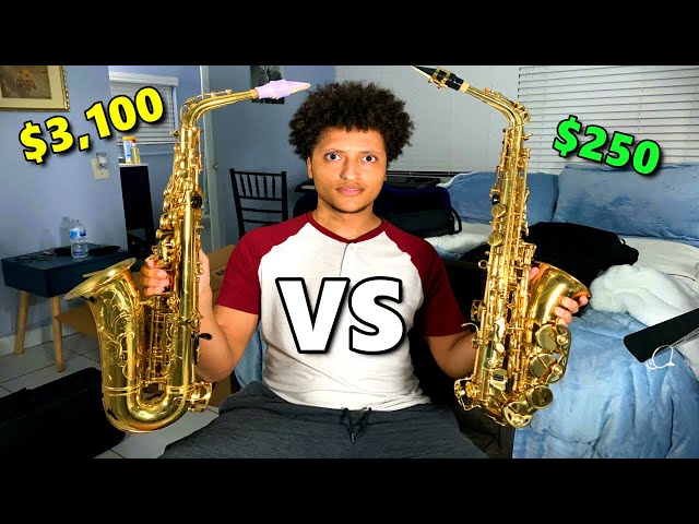 $250 Saxophone vs $3,100 Saxophone class=