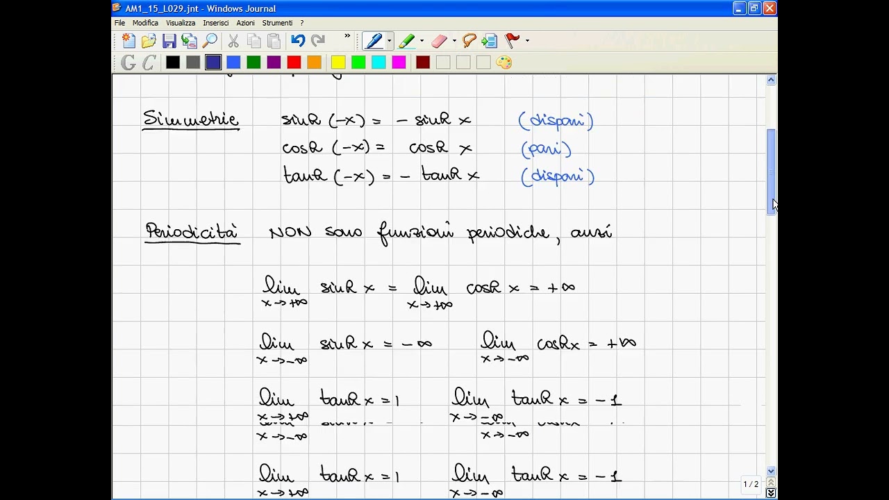 029 Funzioni iperboliche