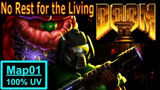 DOOM II: NRFTL 100% Ultra Violence Map 01: The Earth Base