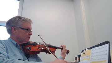 Essential Elements Quiz - Up the D Scale Essential Elements Book 1 #32 for violin or viola