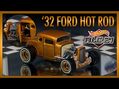 Hot Wheels Red Line Club Ford '32 1:64 Diecast Car - Gold for sale online A