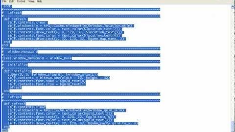 RMXP Ring menu script tutorial