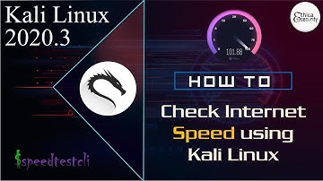Check Internet Speed using Kali Linux | Speedtest in Kali Linux | Ethica